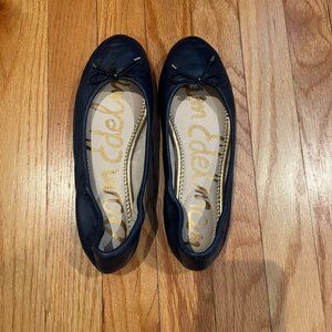 Sam Edelman Felicia Flat in Navy Leather Size 7.5